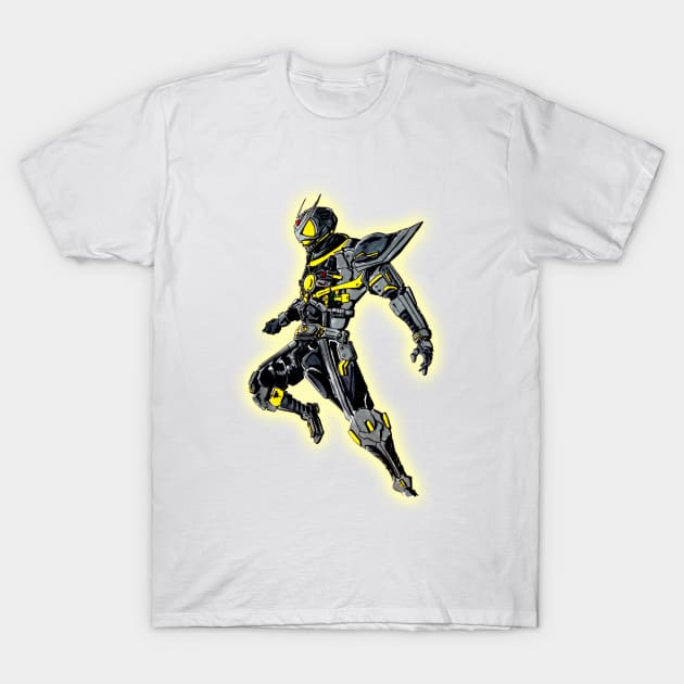 Kamen Rider Kaixa (Boost Form) T-Shirt by The Toku Verse